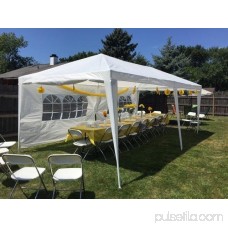 Quictent 10 x 30 Outdoor Gazebo Wedding Party Tent Canopy With Removable Sidewalls & Elegant Church Window